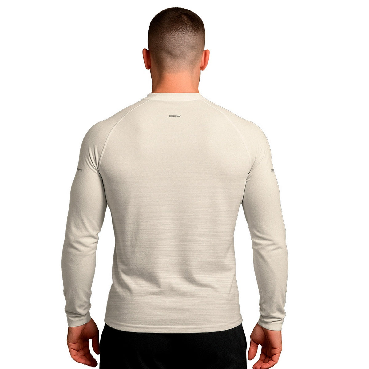 Camisa Segunda Pele Brk Clean Mescla Bege com Proteção UV50 - Brk Fishing