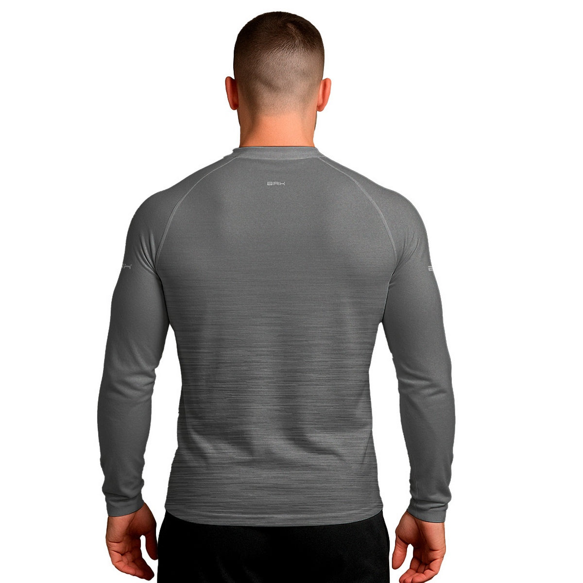 Camisa Segunda Pele Brk Clean Mescla Cinza Escuro com Proteção UV50 - Brk Fishing