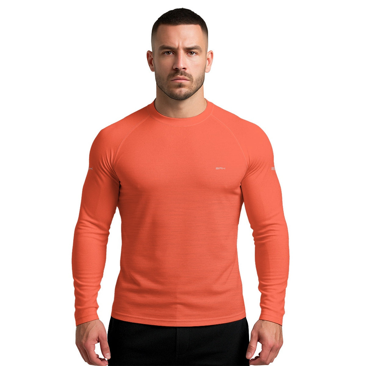 Camisa Segunda Pele Brk Clean Mescla Salmão com Proteção UV50 - Brk Fishing