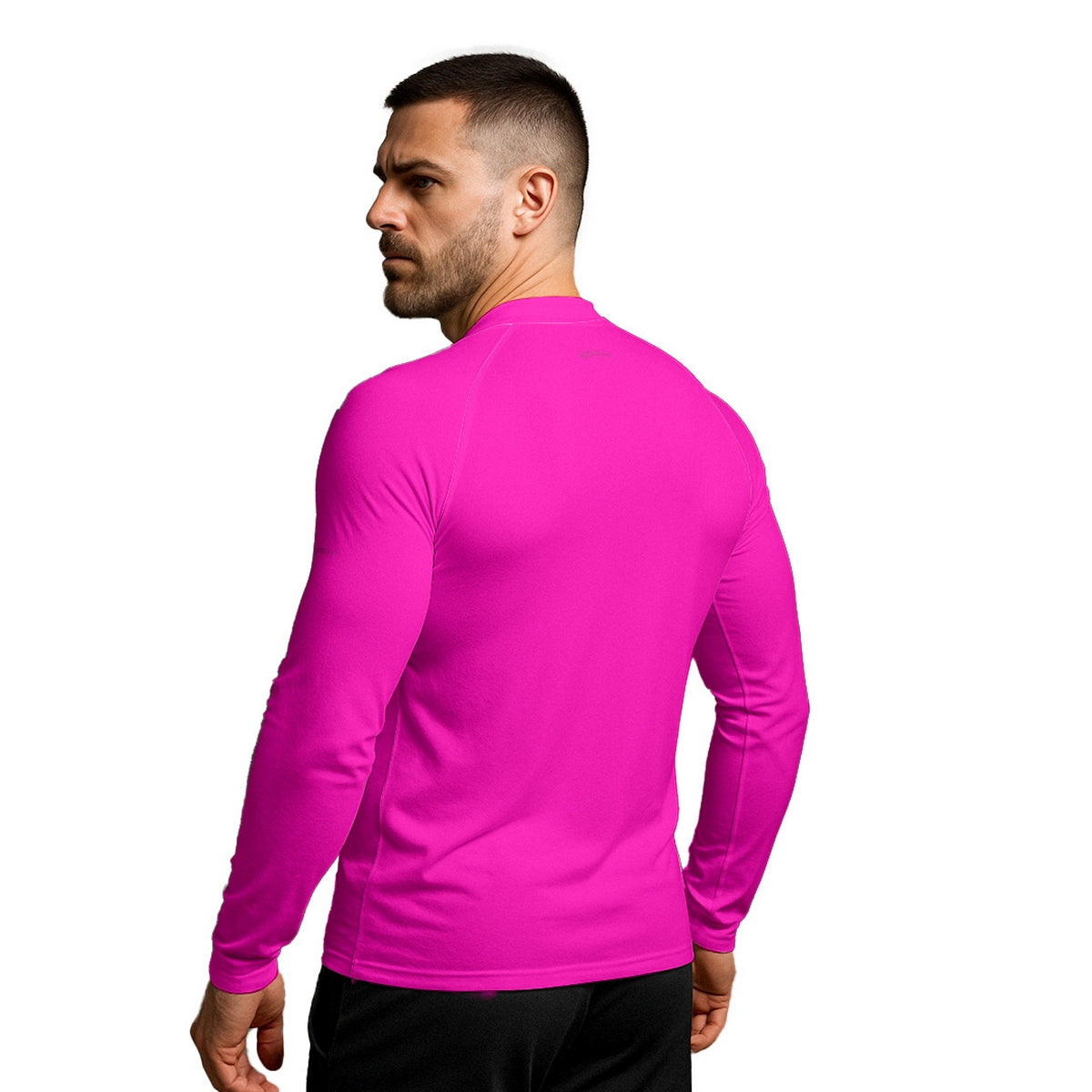 Camisa Segunda Pele Brk Clean Rosa Neon com Proteção UV50 - Brk Fishing