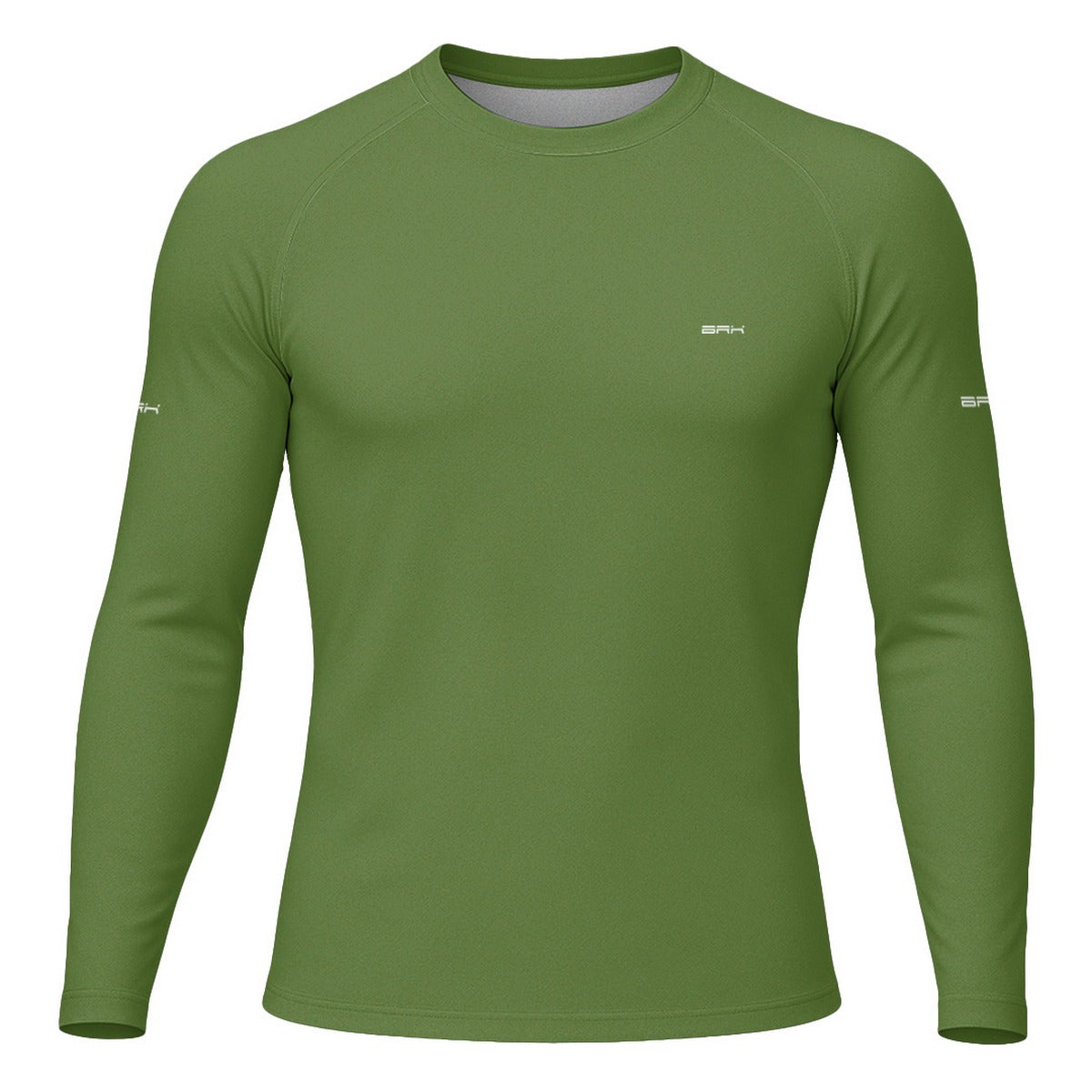 Camisa Segunda Pele Brk Clean Verde Militar com Proteção UV50 - Brk Fishing