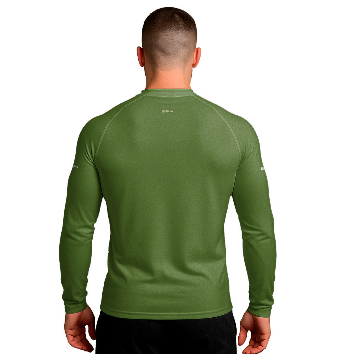 Camisa Segunda Pele Brk Clean Verde Militar com Proteção UV50 - Brk Fishing