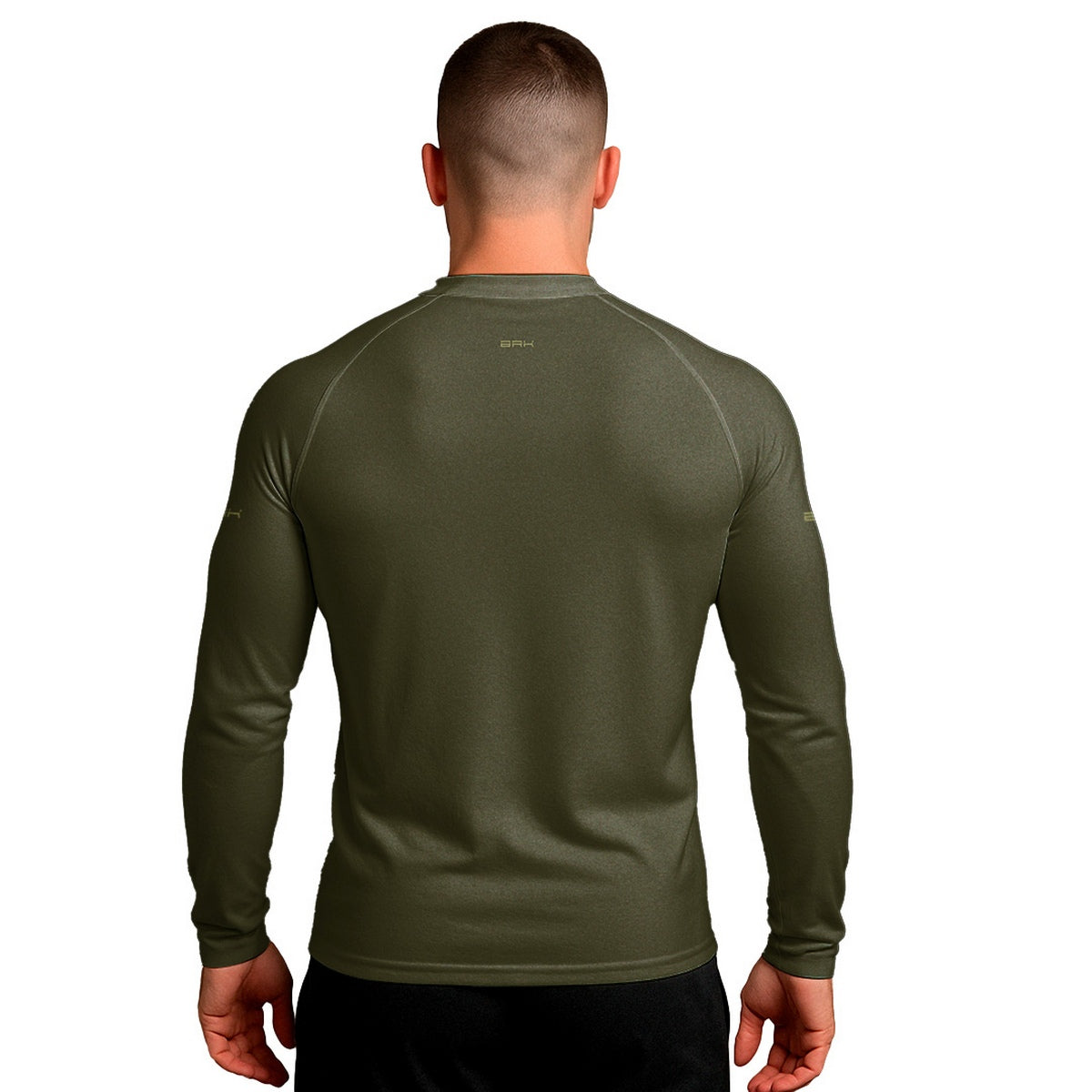 Camisa Segunda Pele Brk Clean Verde Militar Escuro com Proteção UV50 - Brk Fishing