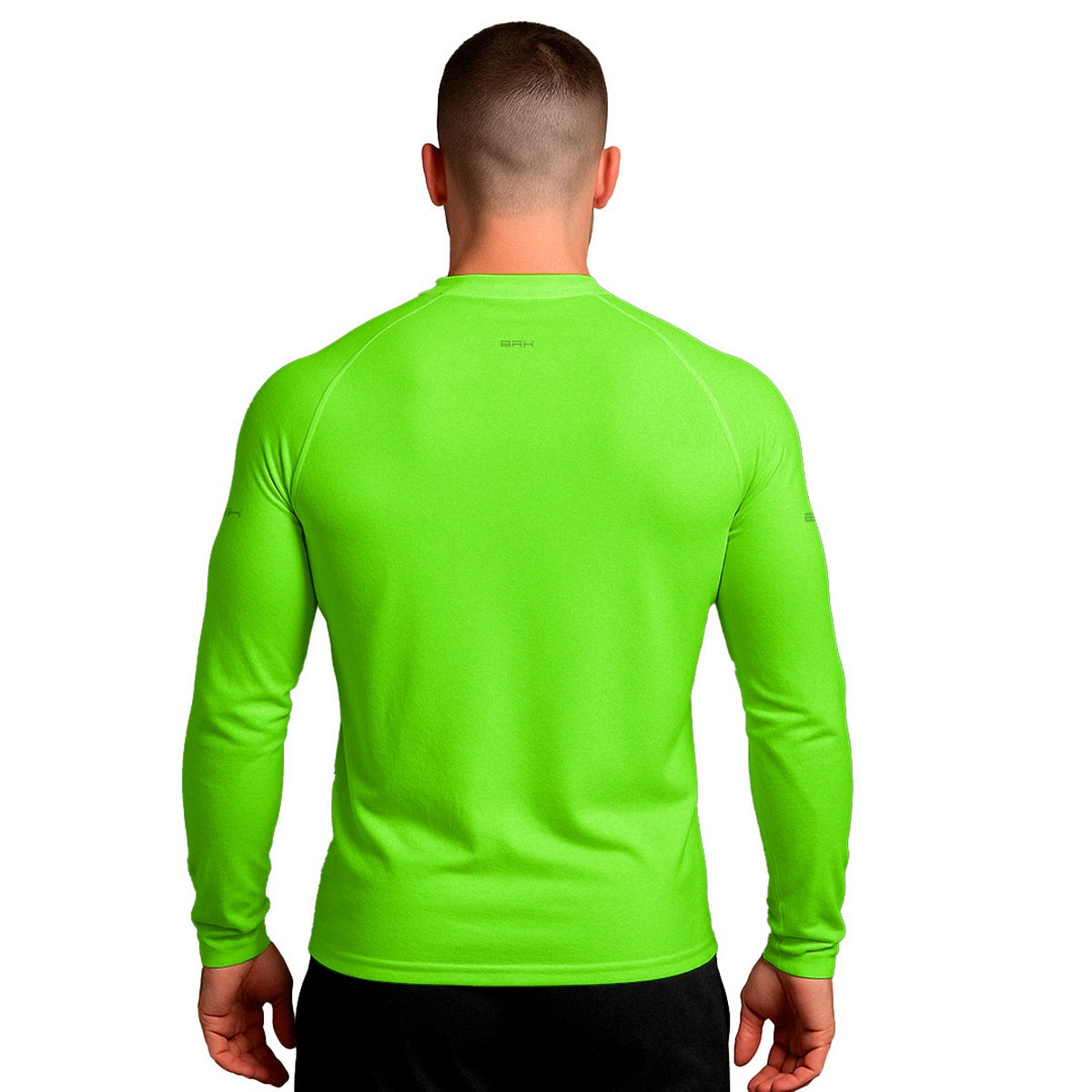 Camisa Segunda Pele Brk Clean Verde Neon com Proteção UV50 - Brk Fishing