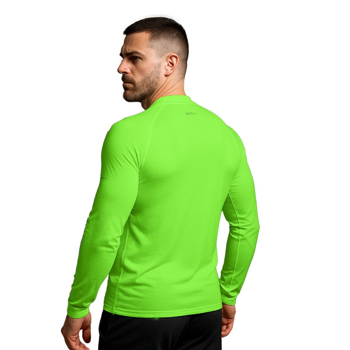 Camisa Segunda Pele Brk Clean Verde Neon com Proteção UV50 - Brk Fishing