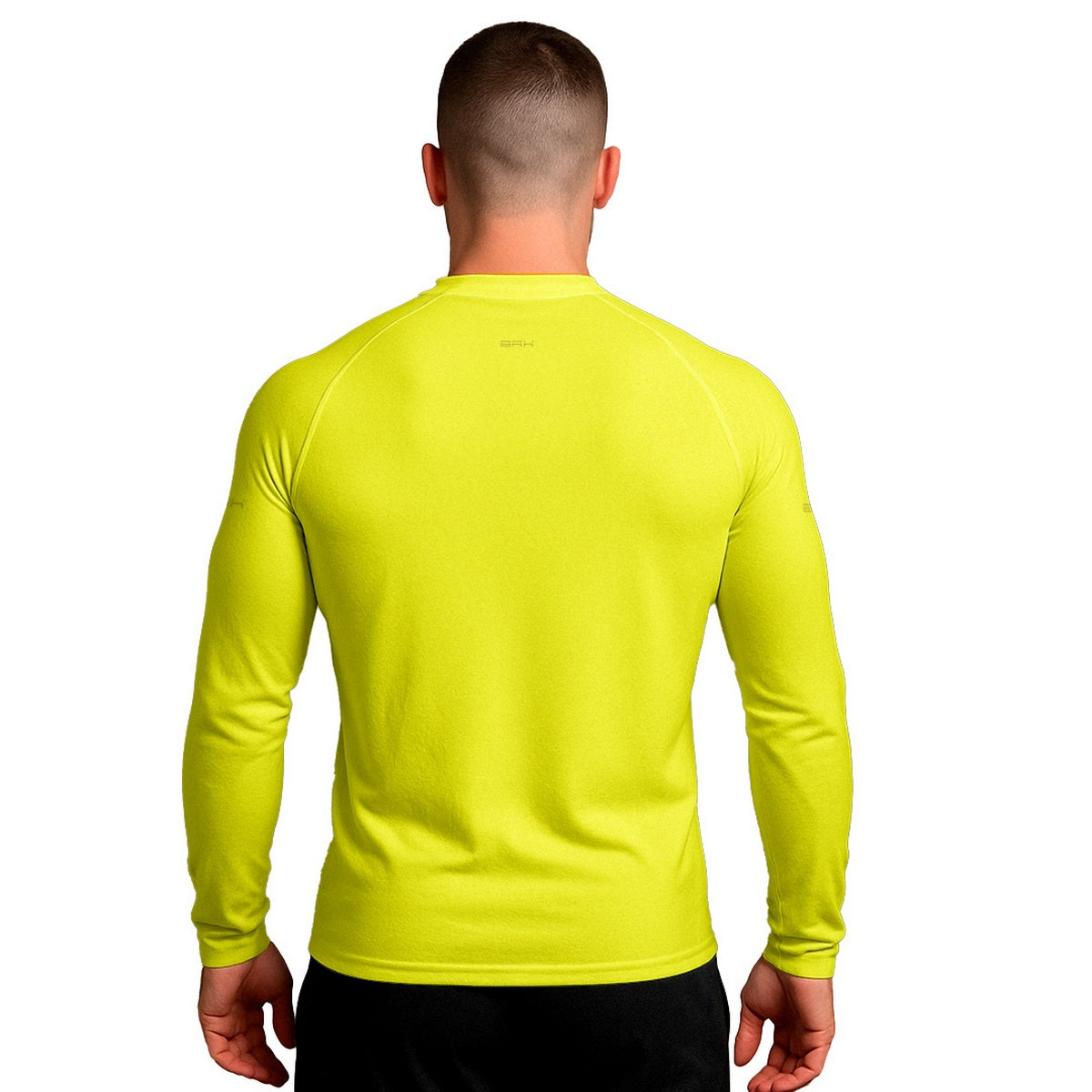 Camisa Segunda Pele Brk Clean Amarelo Neon com Proteção UV50 - Brk Fishing