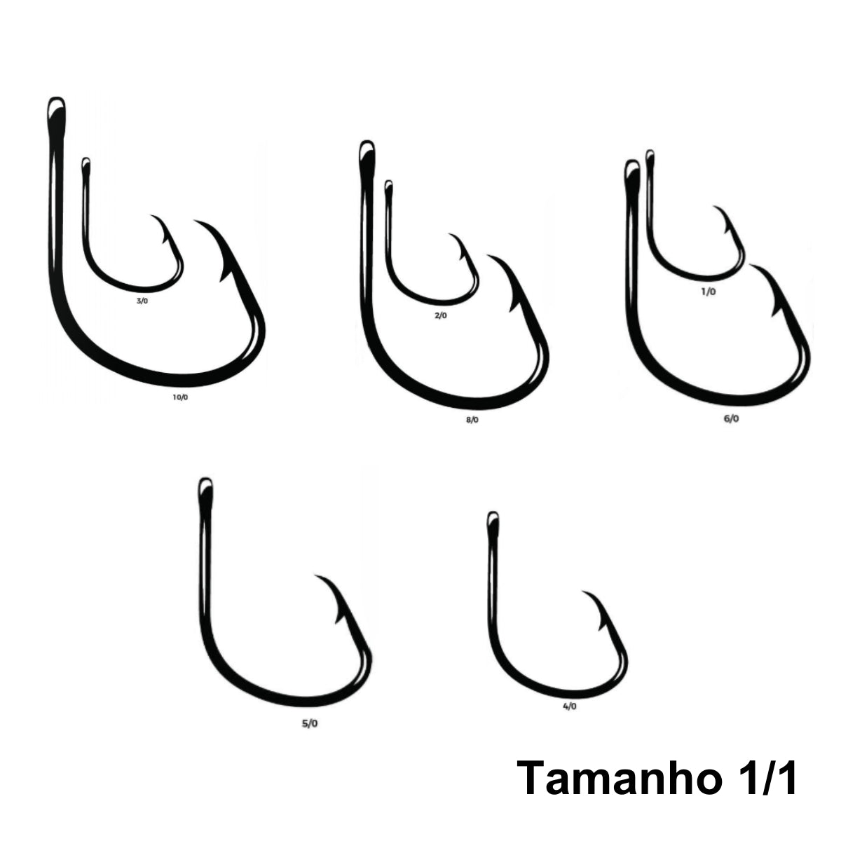 Anzol Mutsu Marine Sports Blacknickel - Brk Fishing