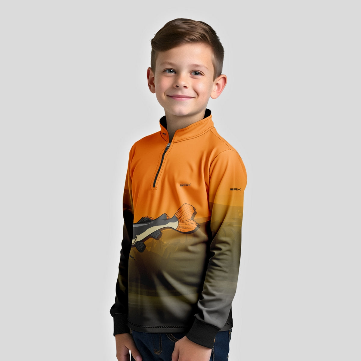 Camisa Infantil Brk Piraíba com Proteção UV50 - Brk Fishing