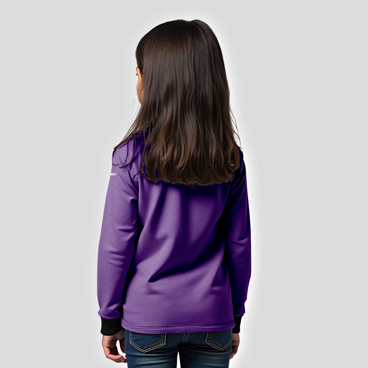 Camisa de Pesca Infantil Brk Básica Roxa com Proteção Solar UV50+ - Brk Fishing