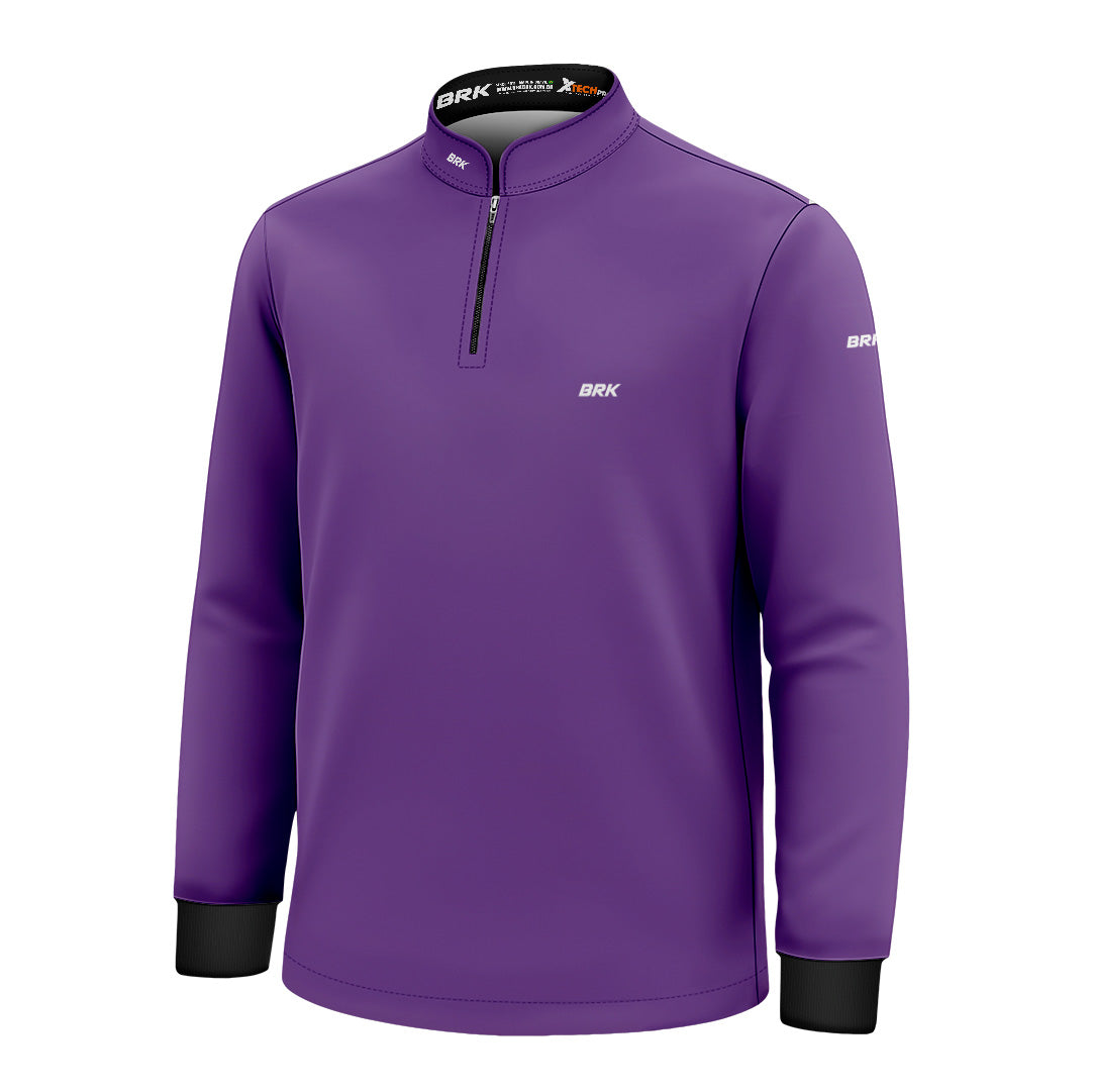 Camisa de Pesca Infantil Brk Básica Roxa com Proteção Solar UV50+ - Brk Fishing