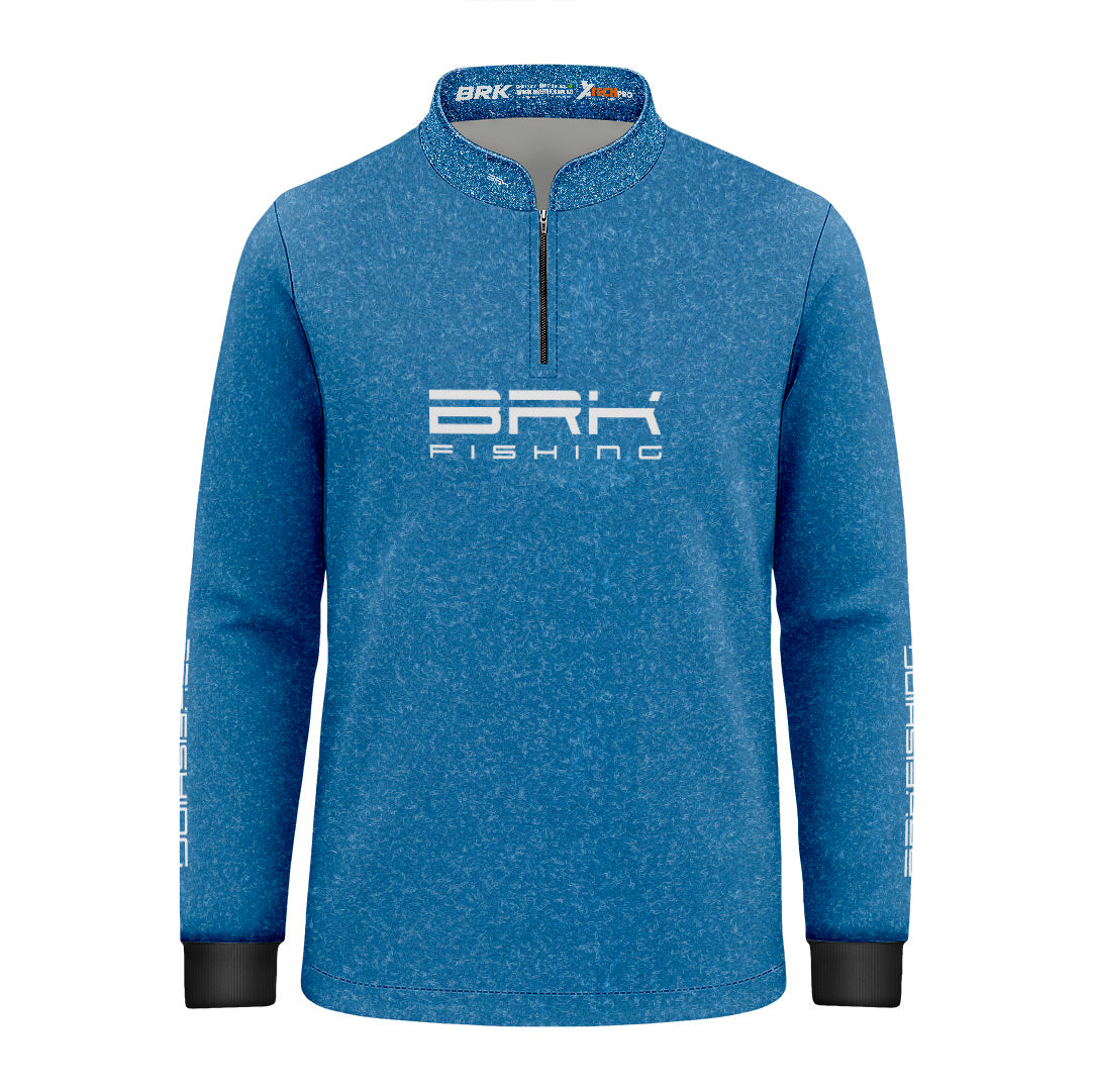 Camisa de Pesca Infantil Brk Select Pursuit Jeansfit com Proteção UV50+ - Brk Fishing