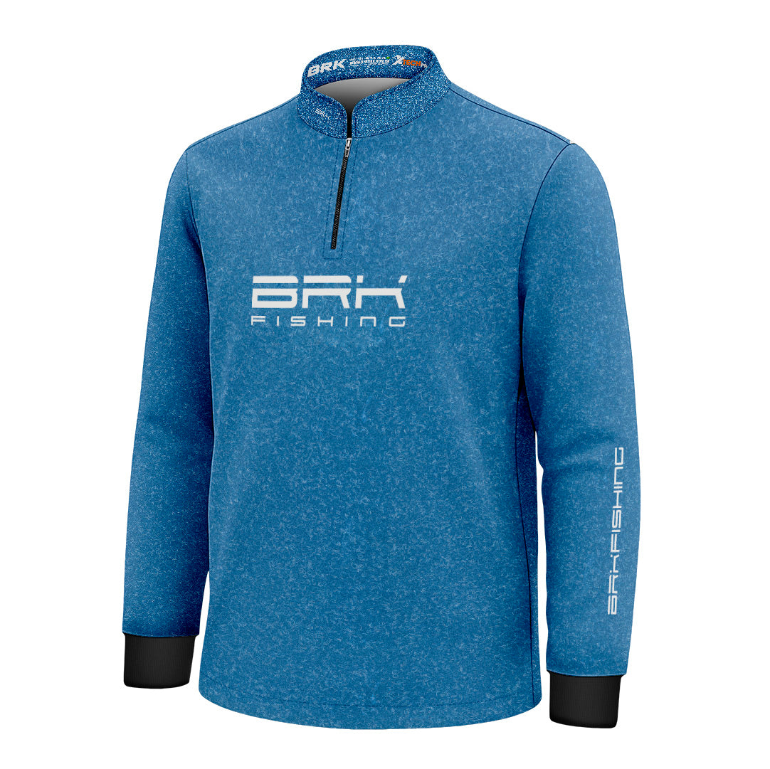 Camisa de Pesca Infantil Brk Select Pursuit Jeansfit com Proteção UV50+ - Brk Fishing