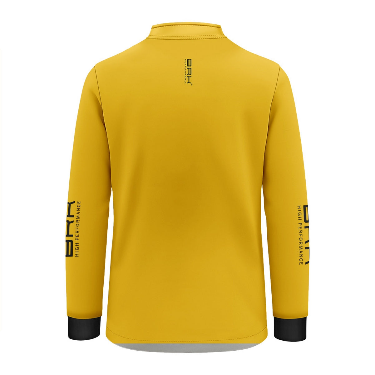 Camisa de Pesca Infantil Brk Básica Amarela com Proteção Solar UV50+ - Brk Fishing