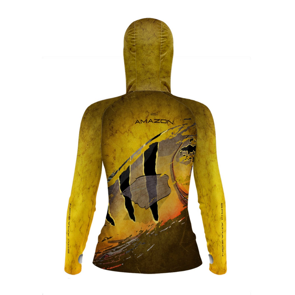 Camisa FusionX Brk Feminino Tucunaré Açu 2 com Capuz e Proteção UV50+ - Brk Fishing