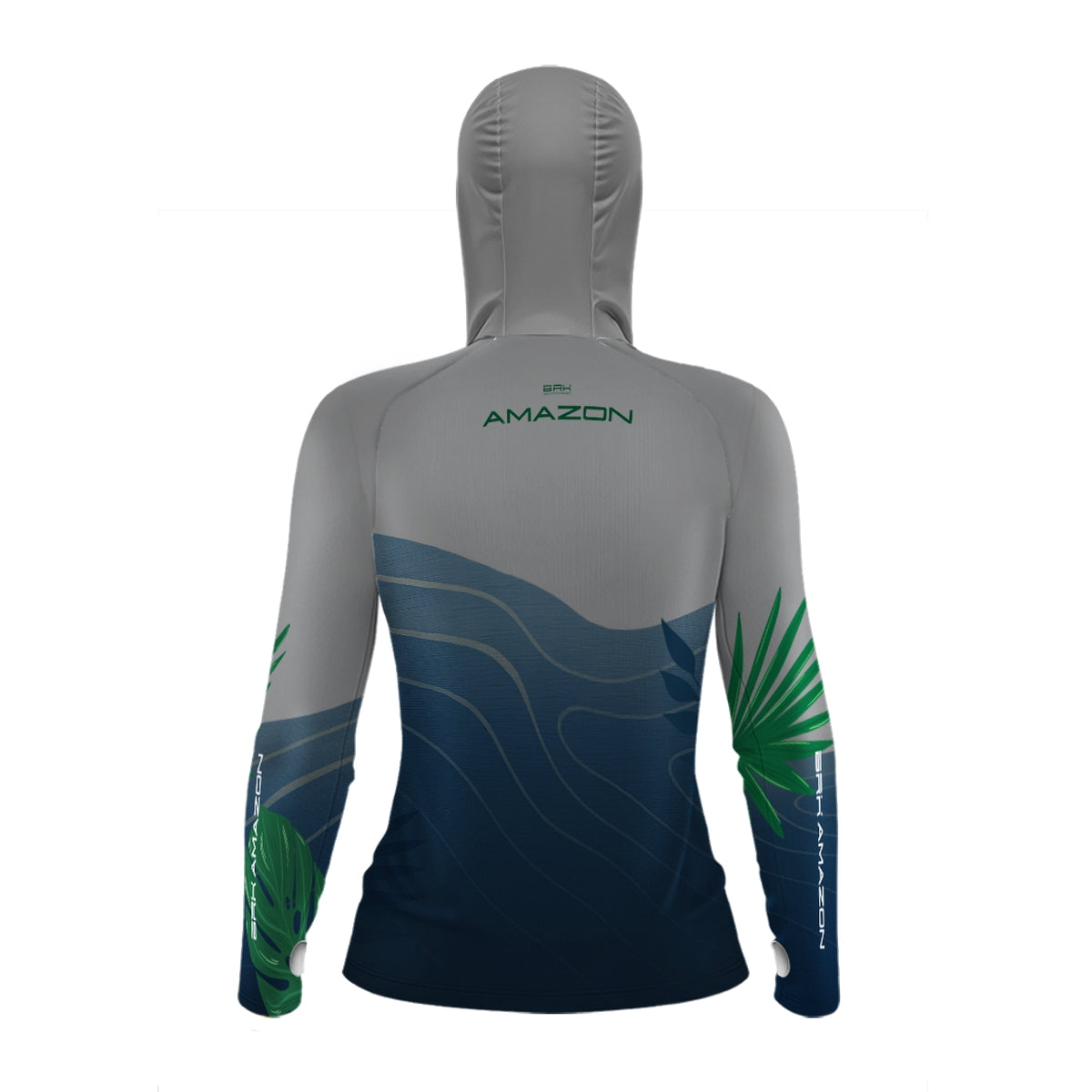 Camisa FusionX Brk Feminino Água Orgânica com Capuz e Proteção UV50+ - Brk Fishing