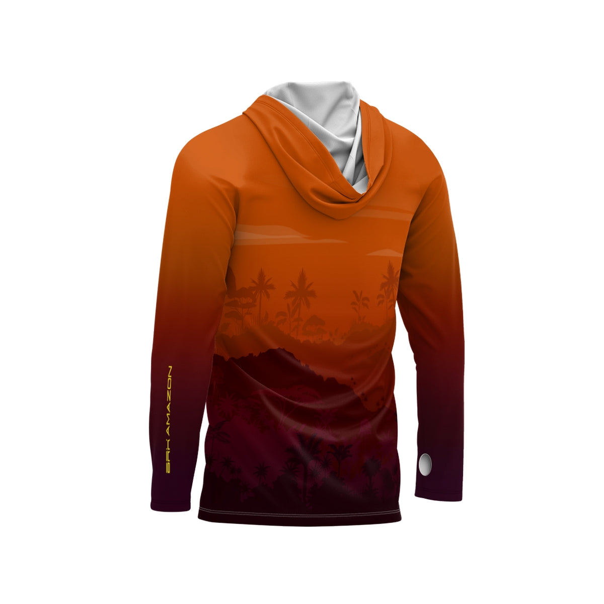 Camisa FusionX Brk Por do Sol Mata com Capuz e Proteção UV50+ - Brk Fishing