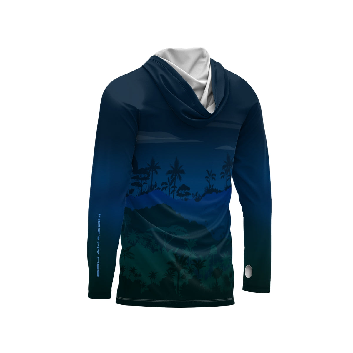 Camisa FusionX Brk Mata Noite com Capuz e Proteção UV50+ - Brk Fishing