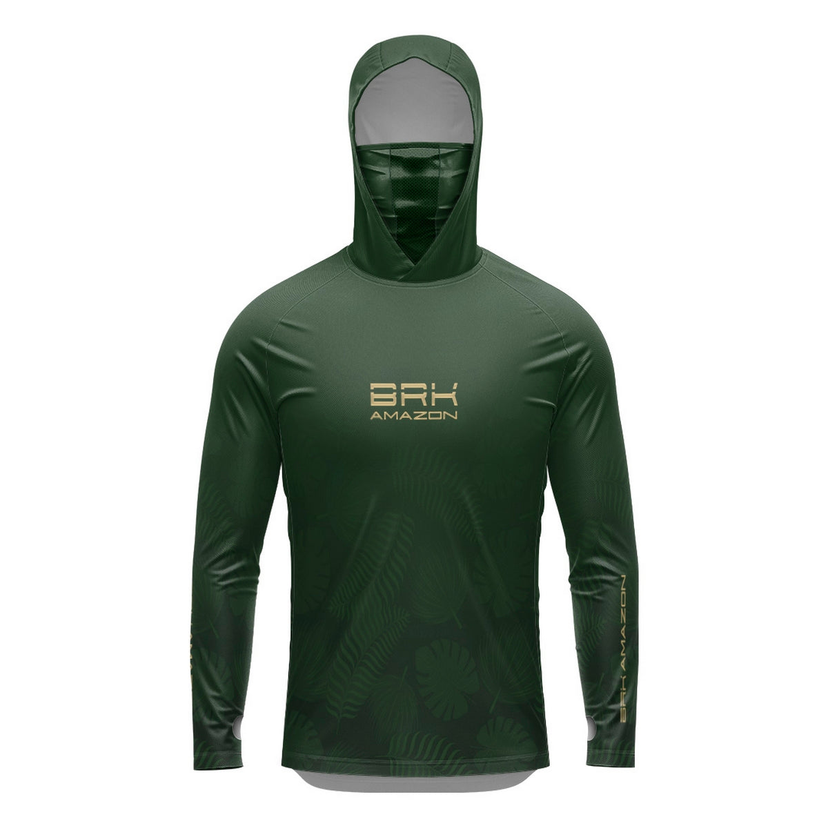 Camisa FusionX Brk Folhas com Capuz e Proteção UV50+ - Brk Fishing