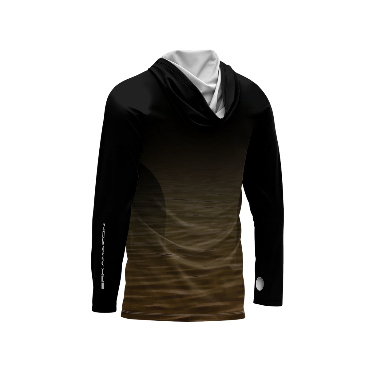 Camisa FusionX Brk Agua Rio Amazonas com Capuz e Proteção UV50+ - Brk Fishing