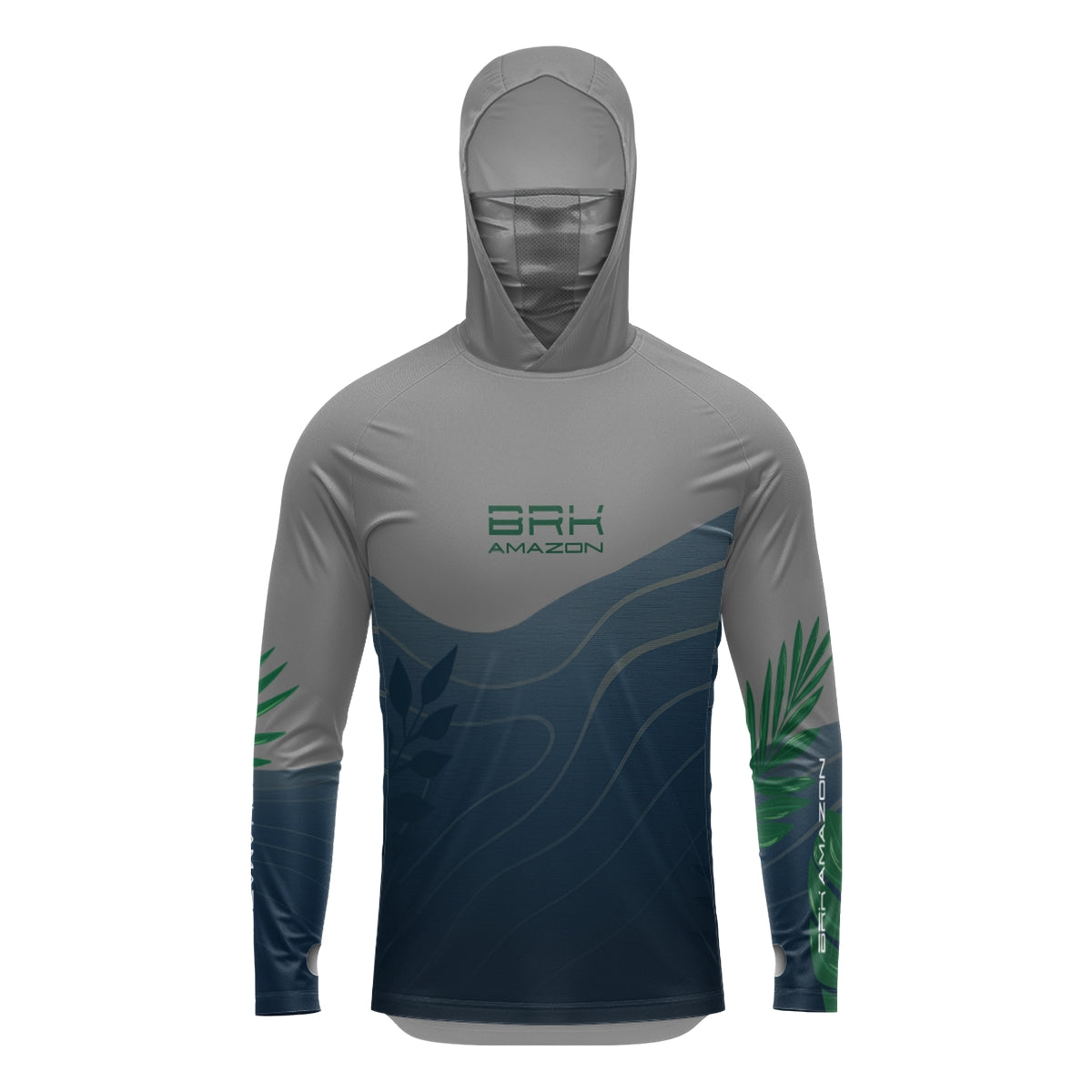 Camisa FusionX Brk Água Orgânica com Capuz e Proteção UV50+ Brk Fishing