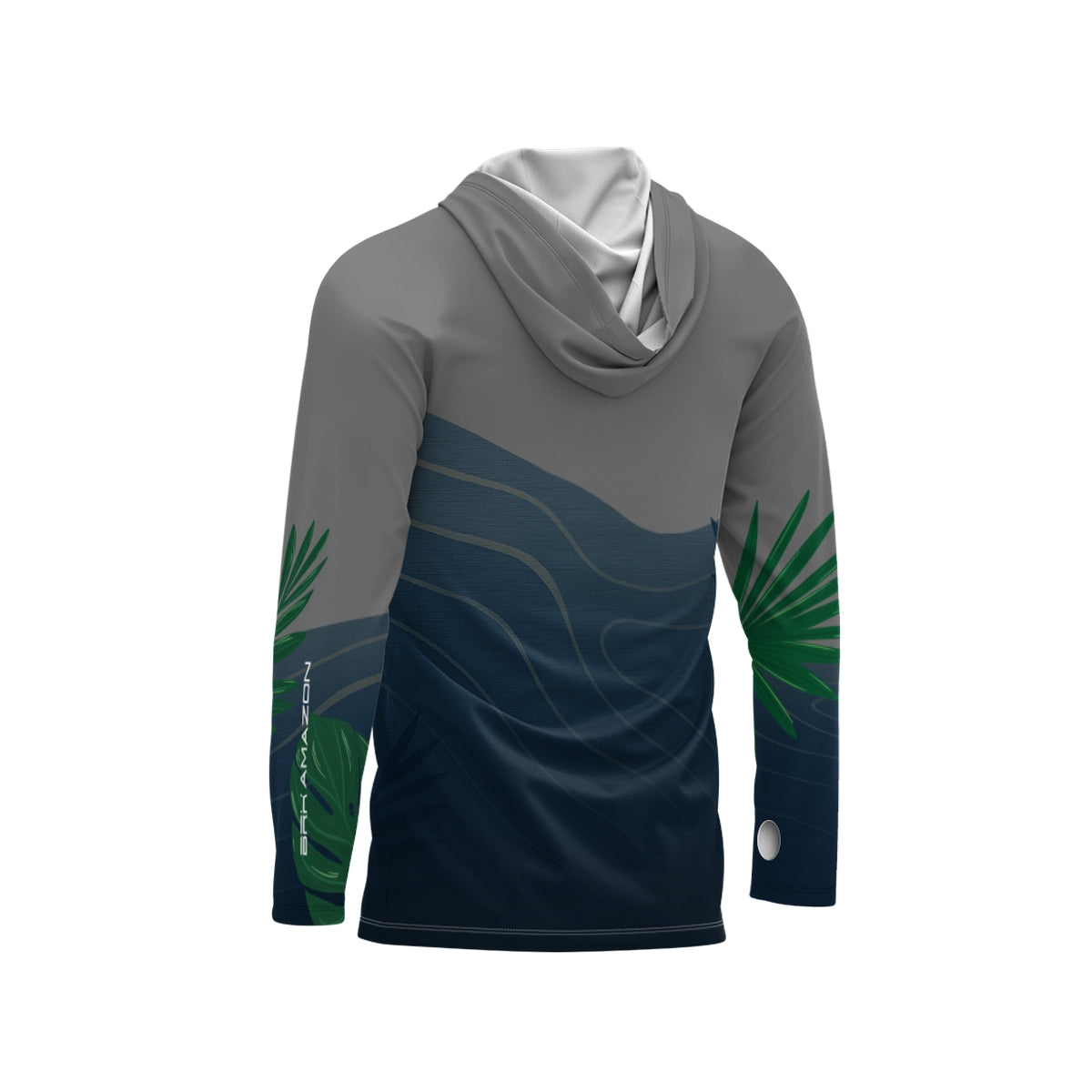 Camisa FusionX Brk Água Orgânica com Capuz e Proteção UV50+ Brk Fishing