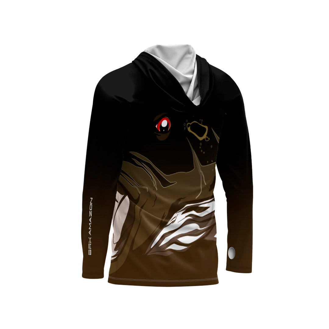 Camisa FusionX Brk Big Tucuna com Capuz e Proteção UV50+ - Brk Fishing