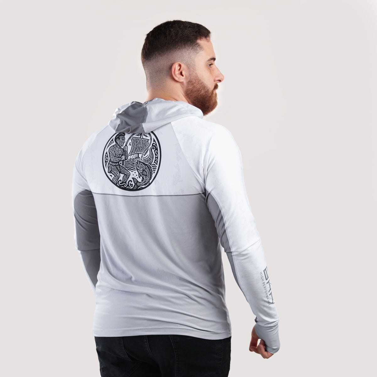 Camisa de Pesca Brk com Capuz Hybrid Maori Vicking com Proteção Solar UV50+ - Brk Fishing