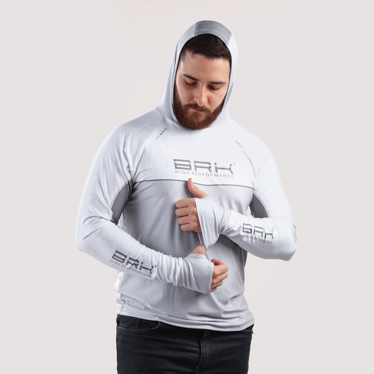 Camisa de Pesca Brk com Capuz Hybrid Maori Vicking com Proteção Solar UV50+ - Brk Fishing