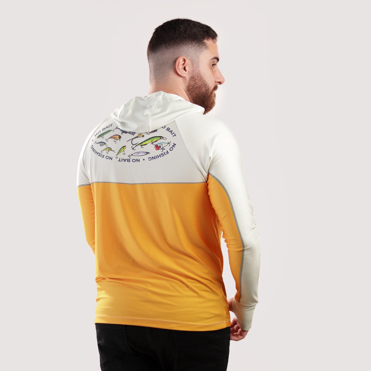 Camisa de Pesca Brk com Capuz Hybrid Off Lure com Proteção Solar UV50+ Brk Fishing