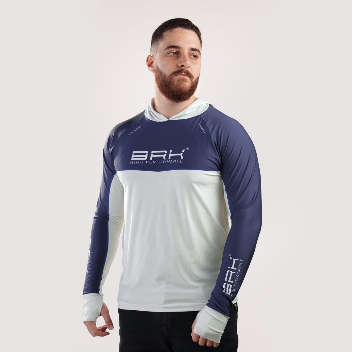 Camisa de Pesca Brk com Capuz Hybrid Off Shore com Proteção Solar UV50+ - Brk Fishing