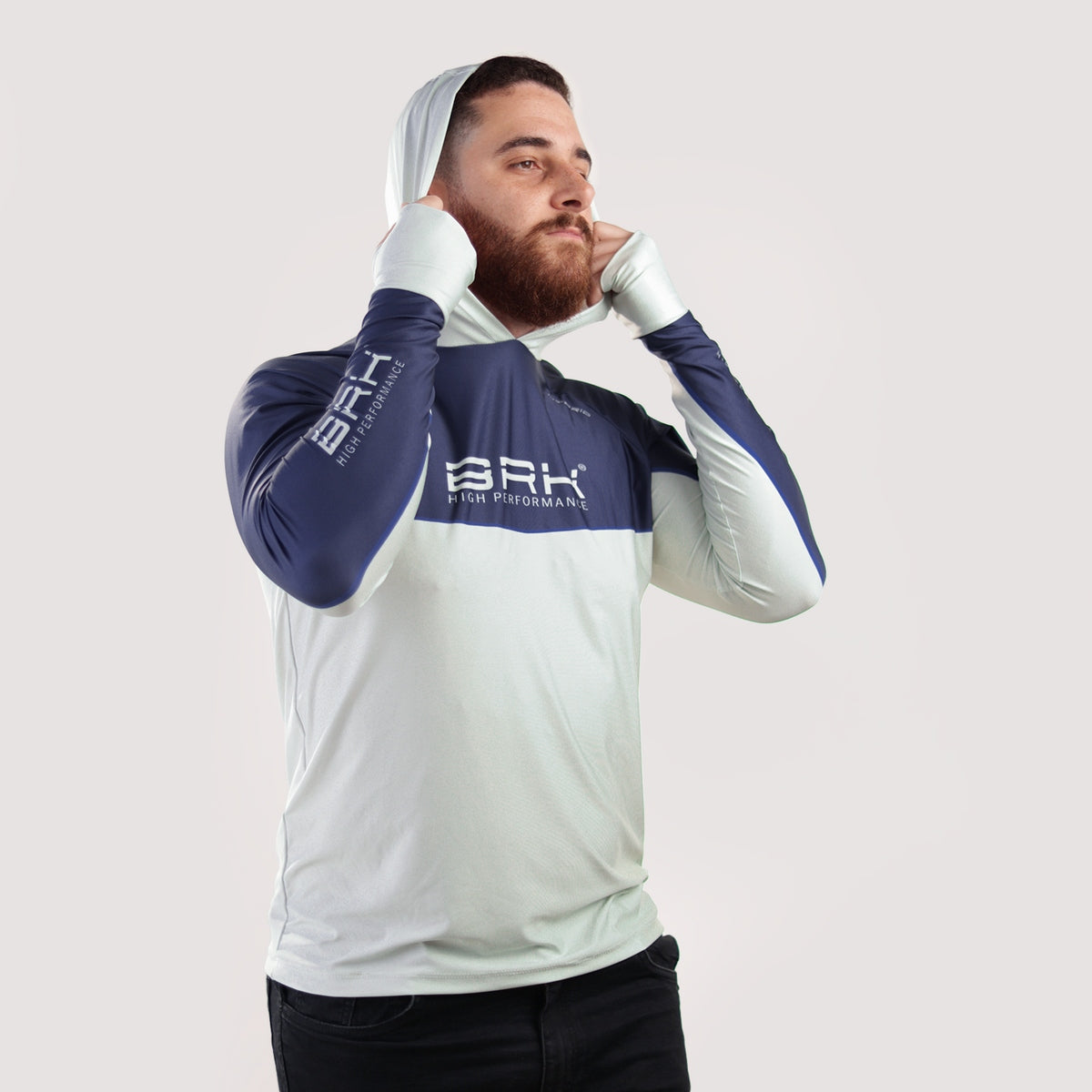 Camisa de Pesca Brk com Capuz Hybrid Off Shore com Proteção Solar UV50+ - Brk Fishing
