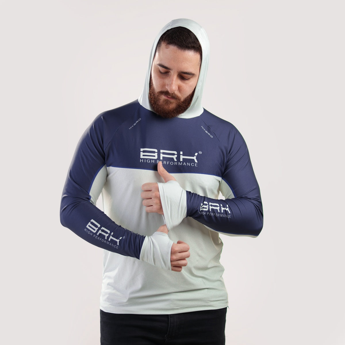 Camisa de Pesca Brk com Capuz Hybrid Off Shore com Proteção Solar UV50+ - Brk Fishing