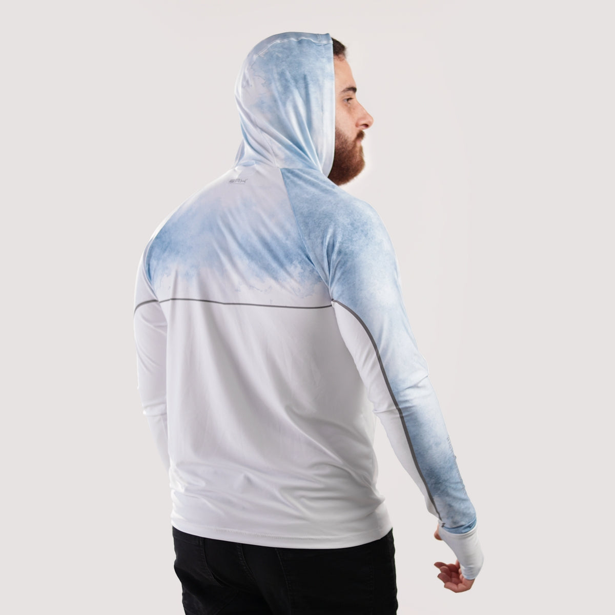 Camisa de Pesca Brk com Capuz Hybrid Snow com Proteção Solar UV50+ - Brk Fishing