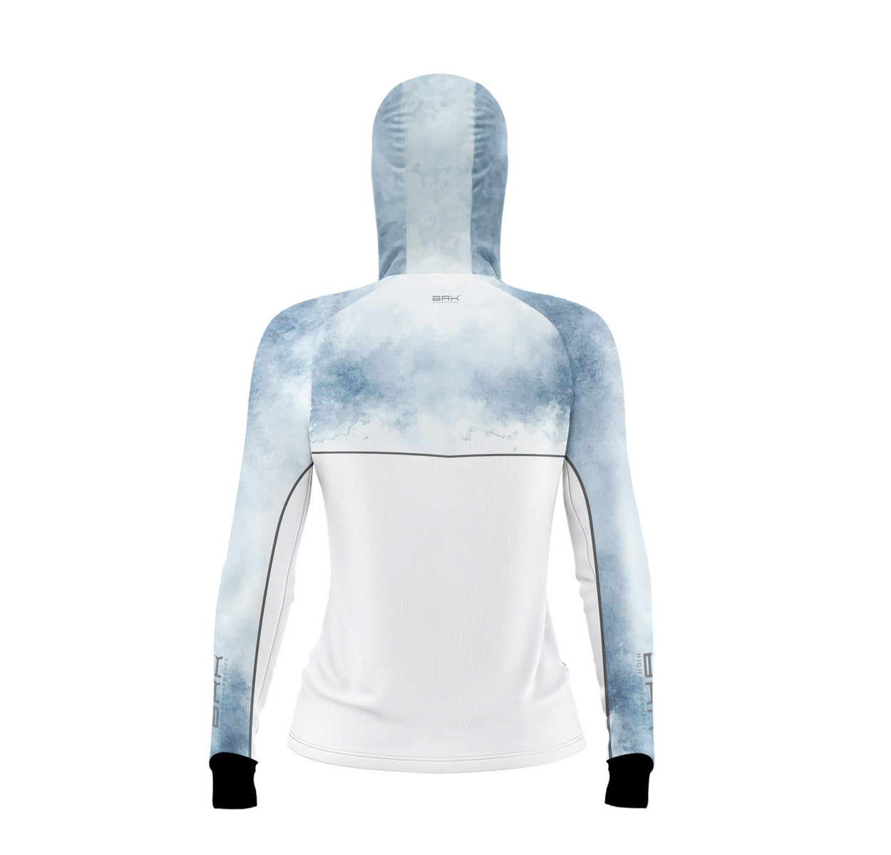Camisa de Pesca Feminina Brk com Capuz Hybrid Snow com Proteção Solar UV50+ - Brk Fishing