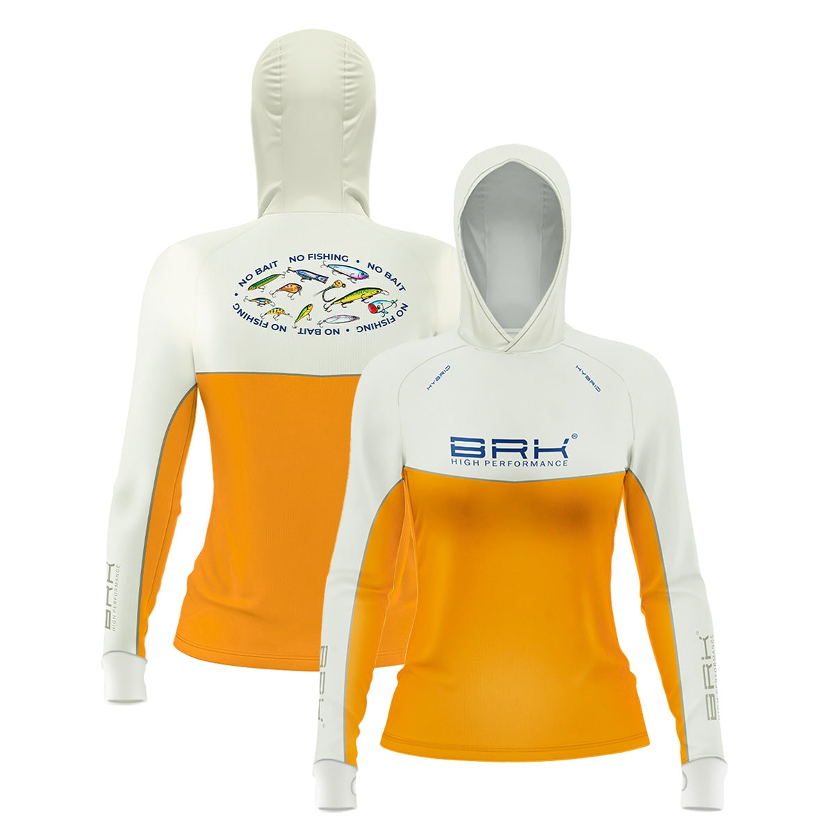 Camisa de Pesca Feminina Brk com Capuz Hybrid Off Lure com Proteção Solar UV50+ - Brk Fishing