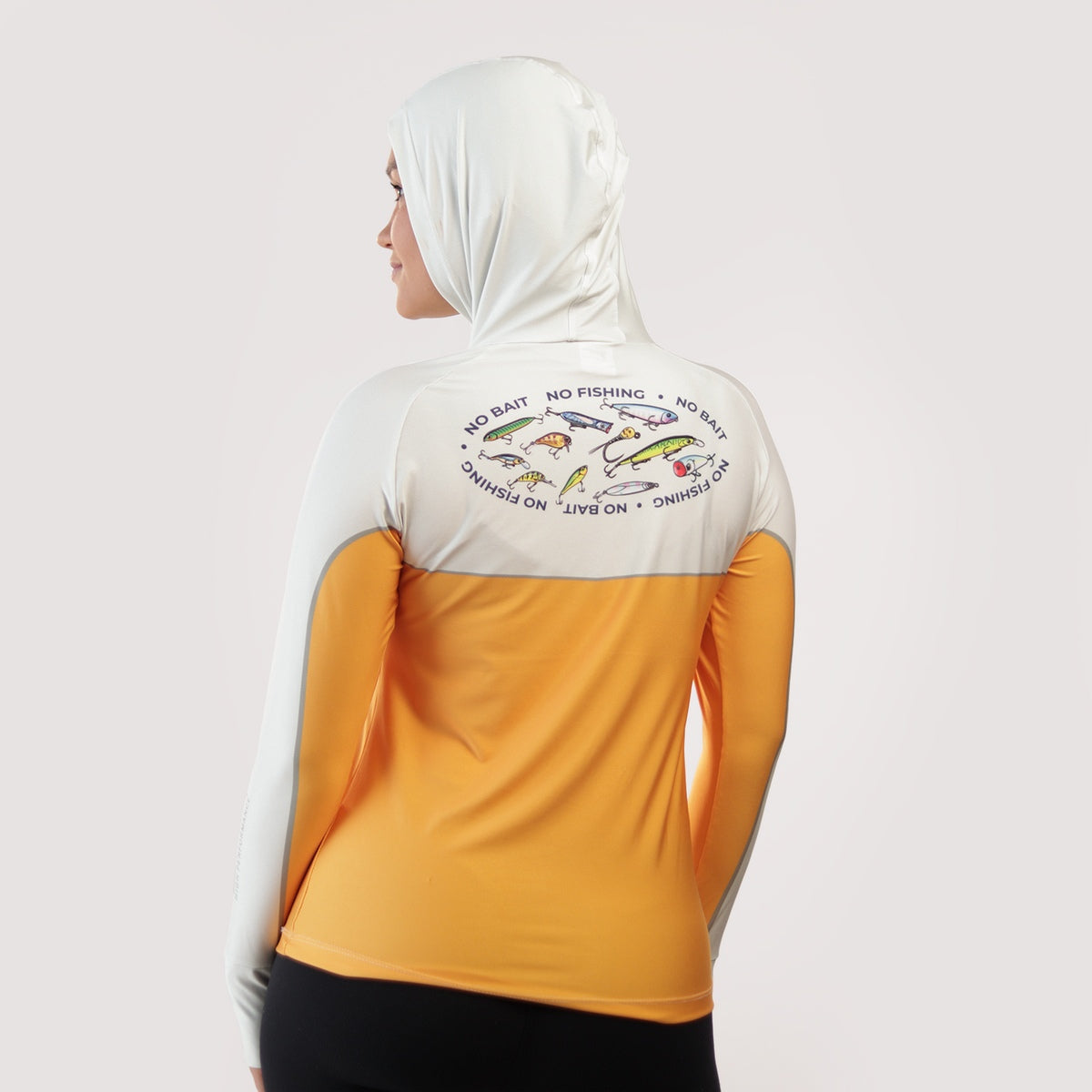 Camisa de Pesca Feminina Brk com Capuz Hybrid Off Lure com Proteção Solar UV50+ - Brk Fishing