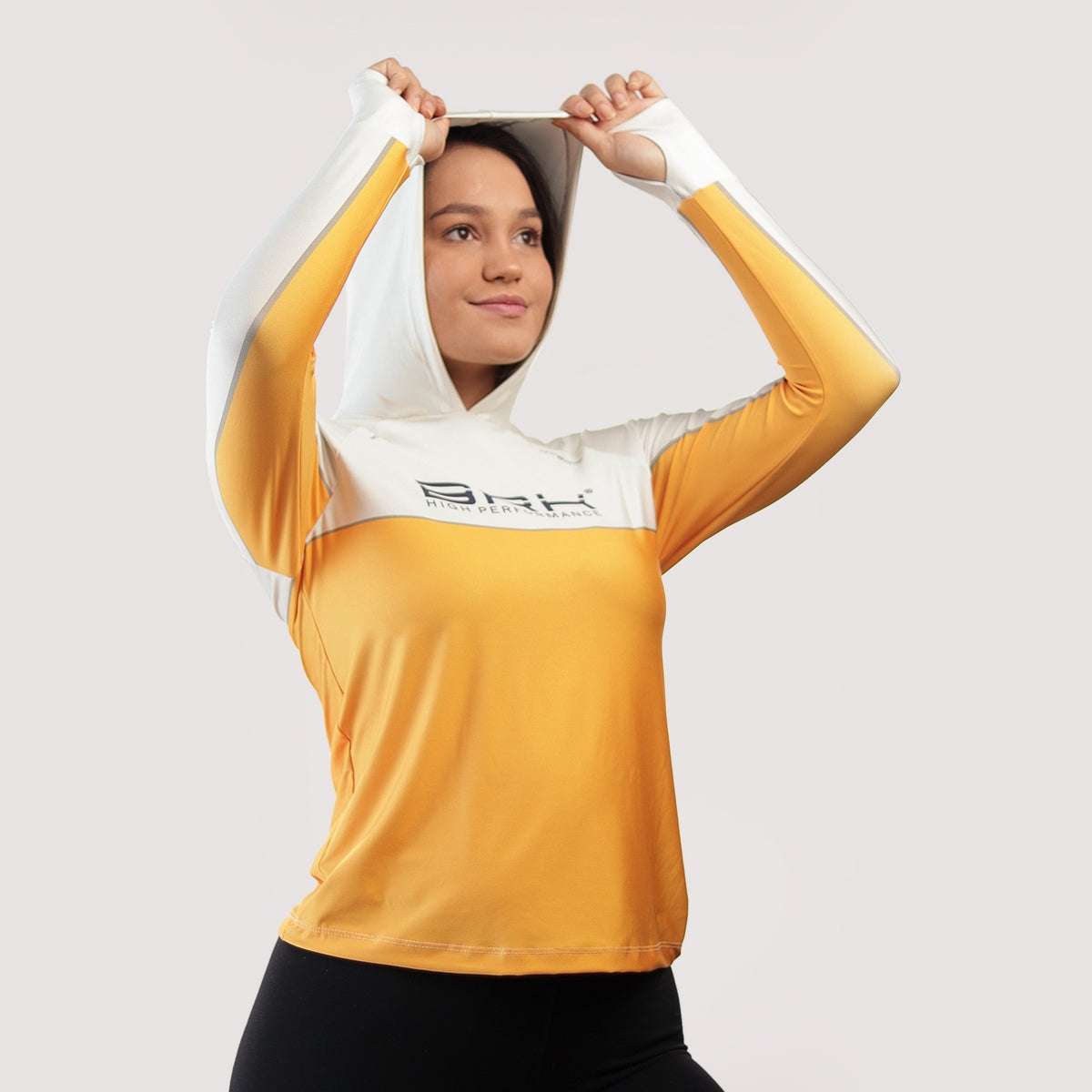 Camisa de Pesca Feminina Brk com Capuz Hybrid Off Lure com Proteção Solar UV50+ - Brk Fishing