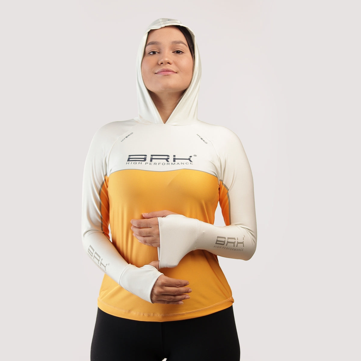 Camisa de Pesca Feminina Brk com Capuz Hybrid Off Lure com Proteção Solar UV50+ - Brk Fishing