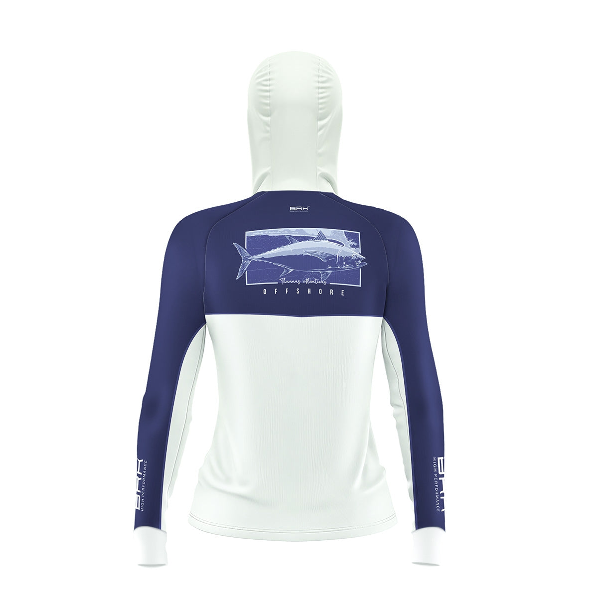 Camisa de Pesca Feminina Brk com Capuz Hybrid Off Shore com Proteção Solar UV50+ - Brk Fishing