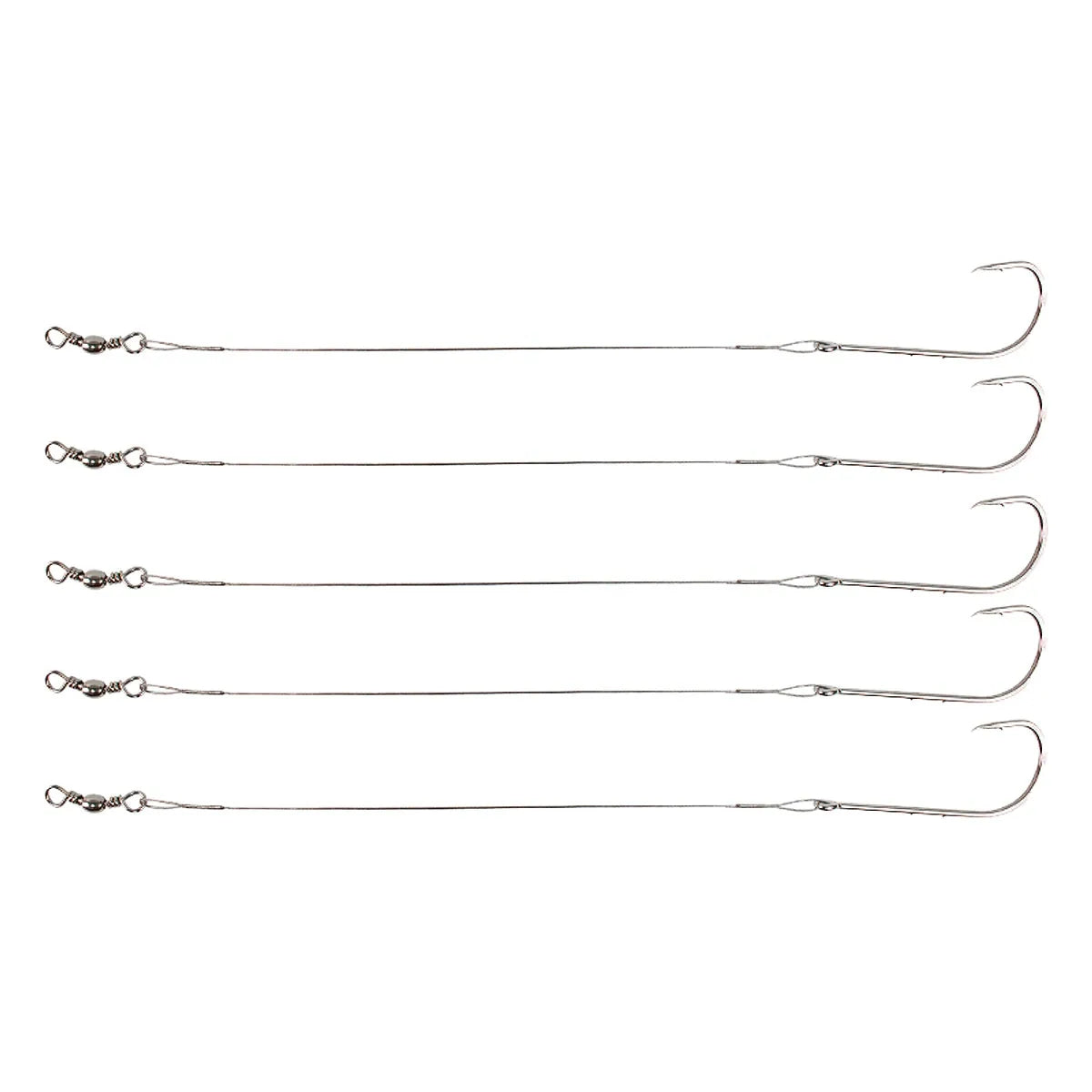 Kit de Anzol Encastoado 4330 Com Cabo de Aço Albatroz - Brk Fishing