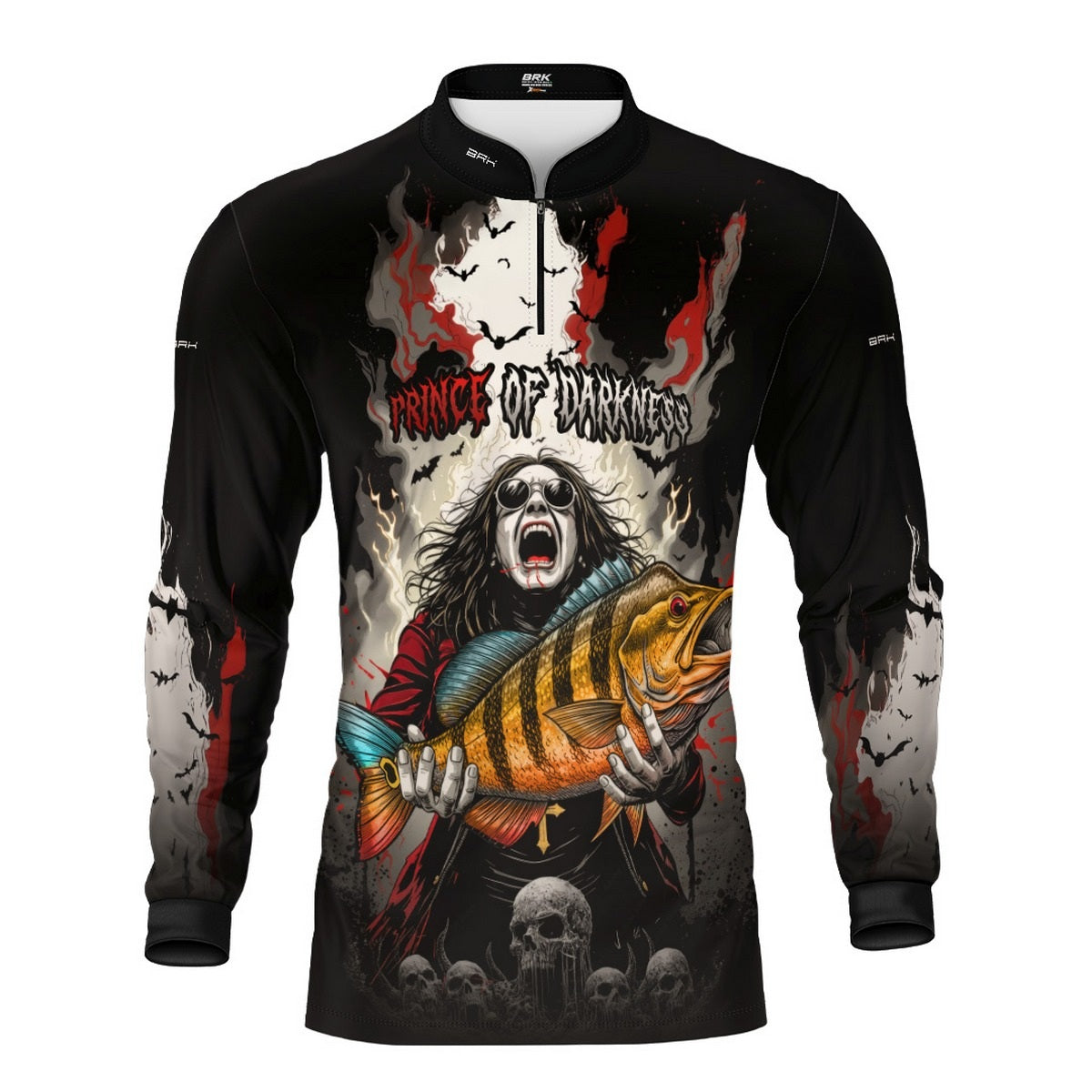 Camisa de Pesca Brk Ozzy Osbourne com Proteção UV50 - Brk Fishing