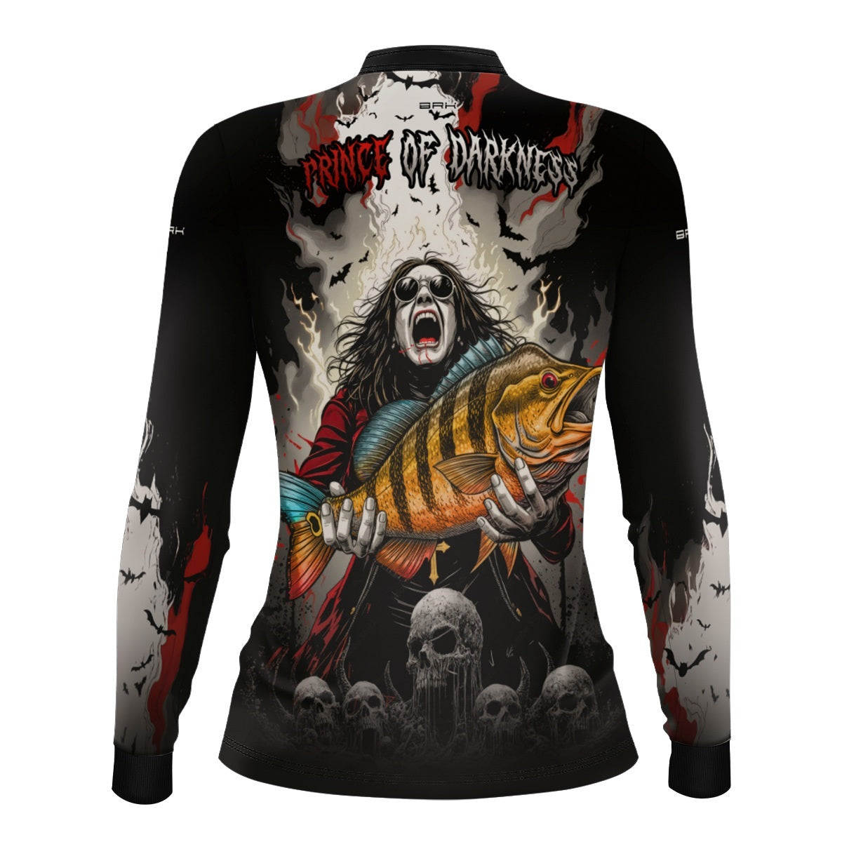 Camisa de Pesca Feminina Brk Ozzy Osbourne com Proteção UV50 - Brk Fishing