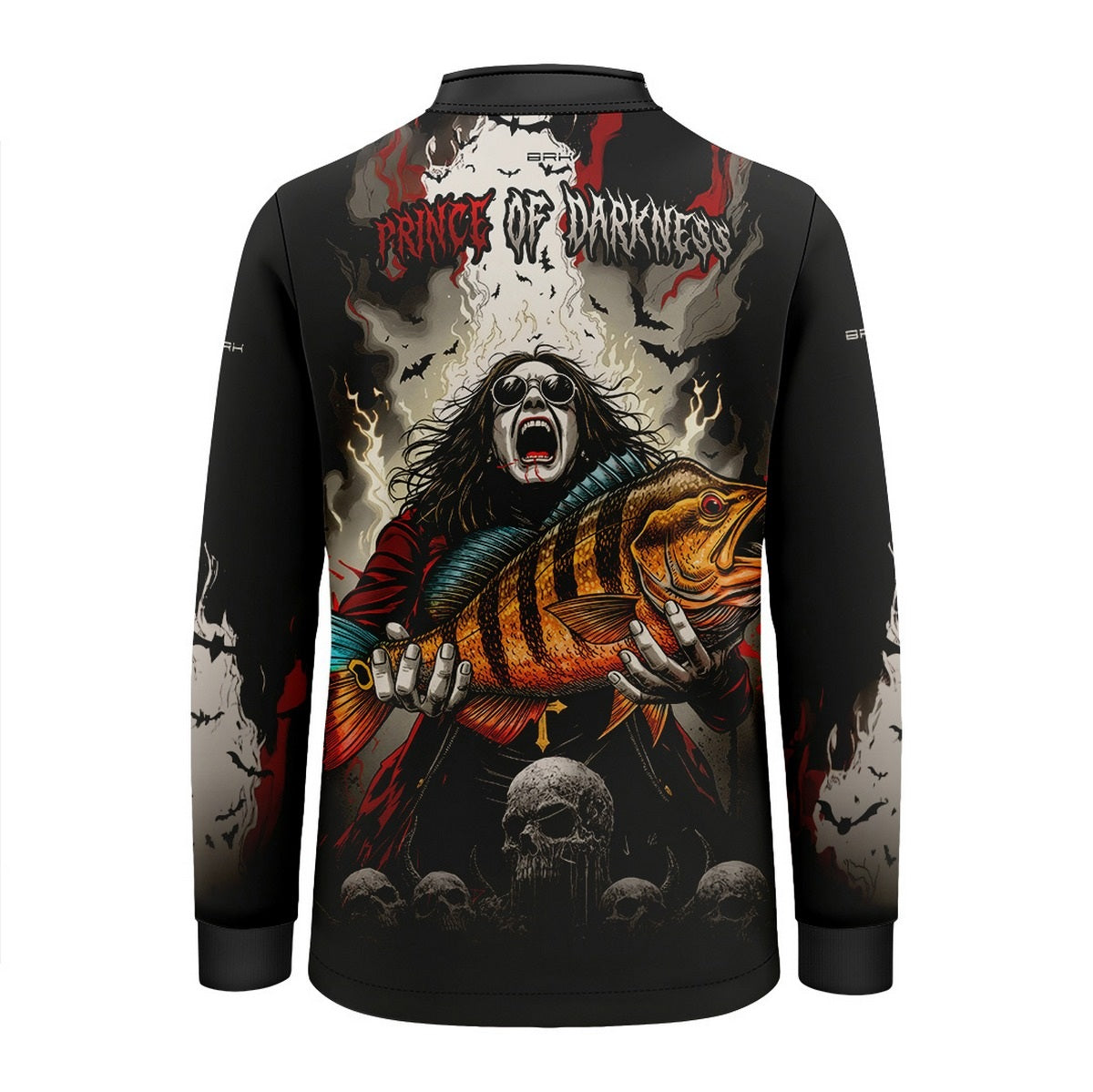 Camisa de Pesca Infantil Brk Ozzy Osbourne com Proteção UV50 - Brk Fishing
