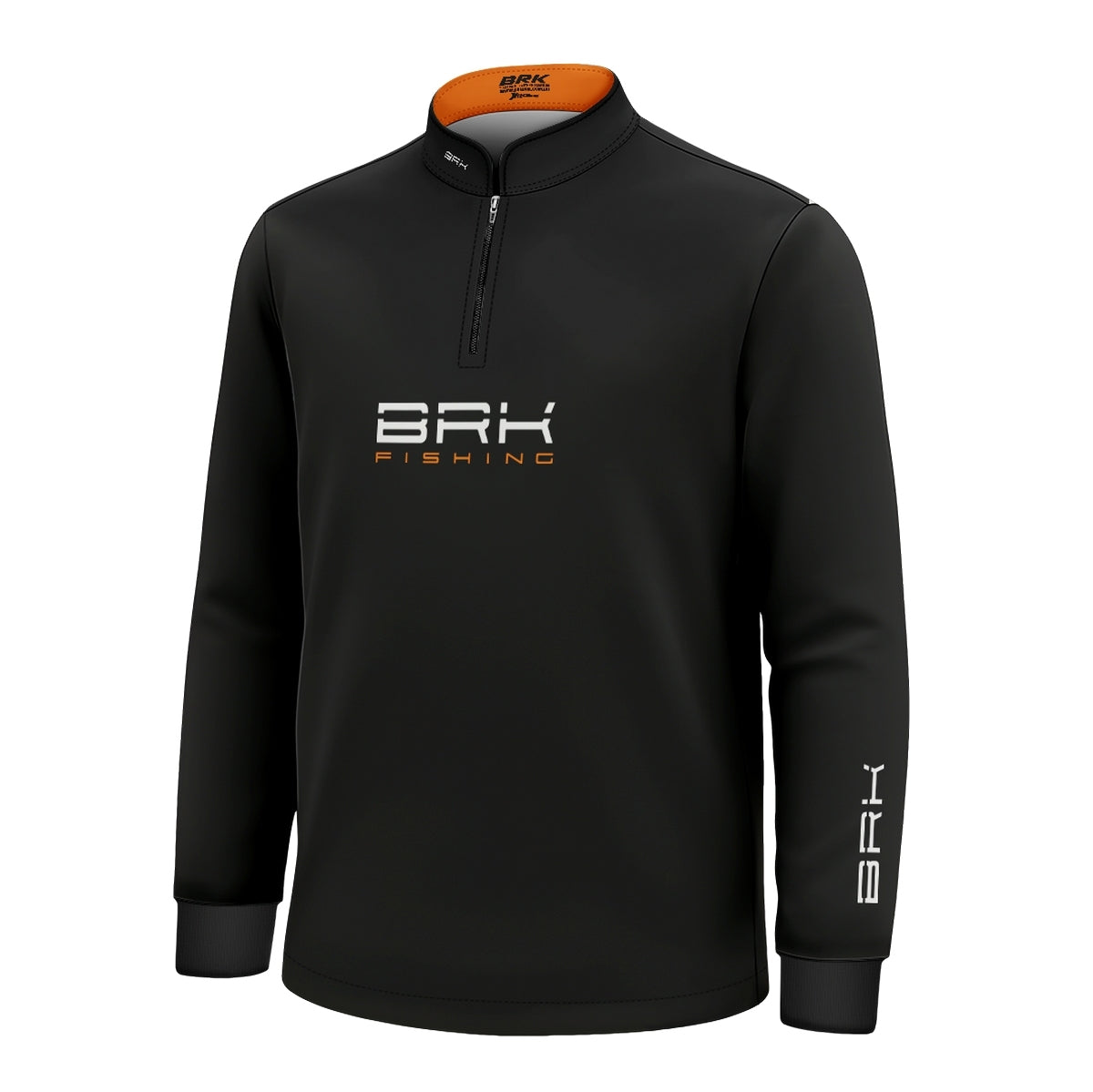 Camisa de Pesca Infantil Brk Azul Halloween Abobora e Barco com Proteção UV50 - Brk Fishing