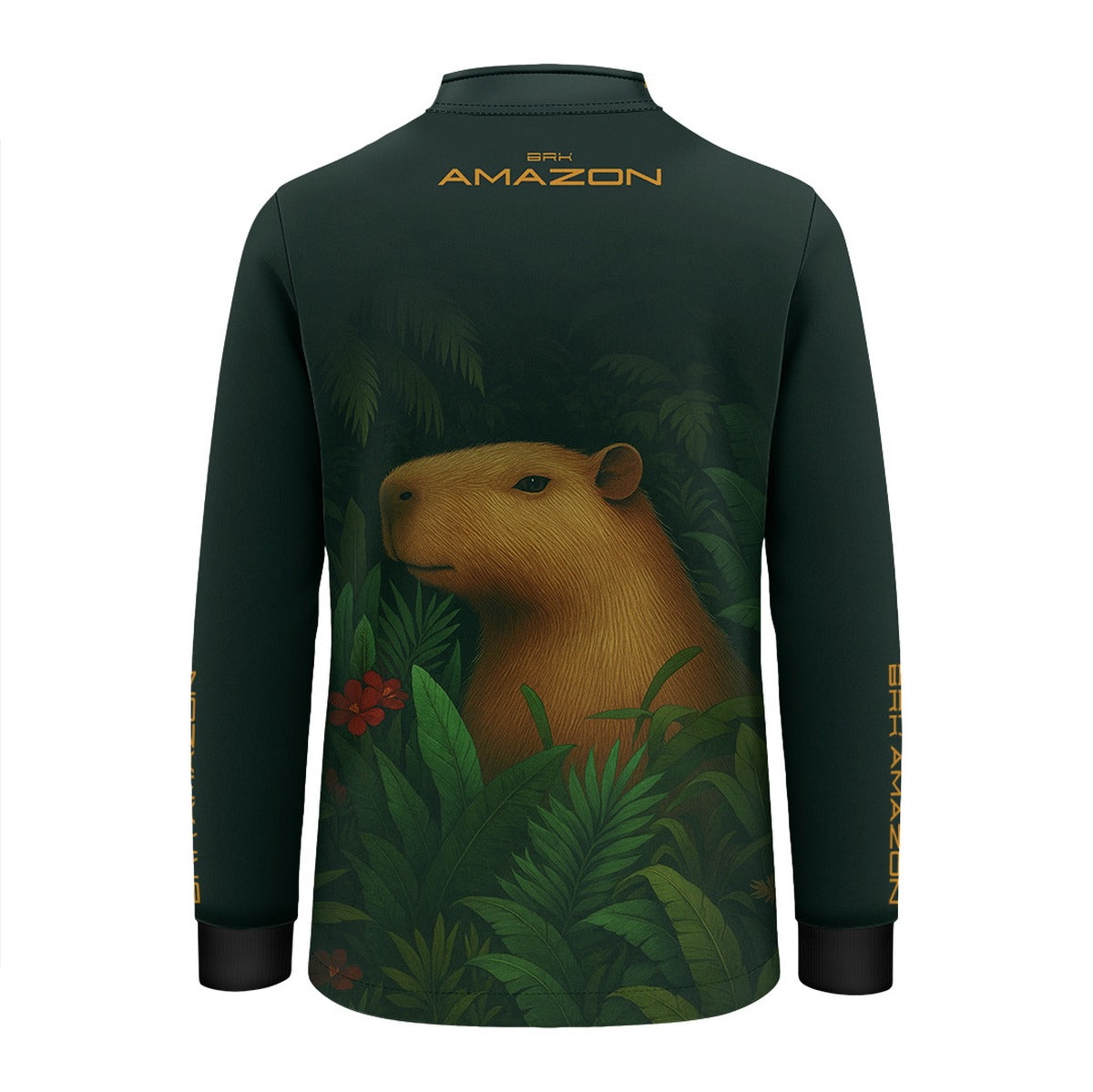 Camisa de Pesca Infantil Brk Amazon Capivara com Proteção UV50 - Brk Fishing