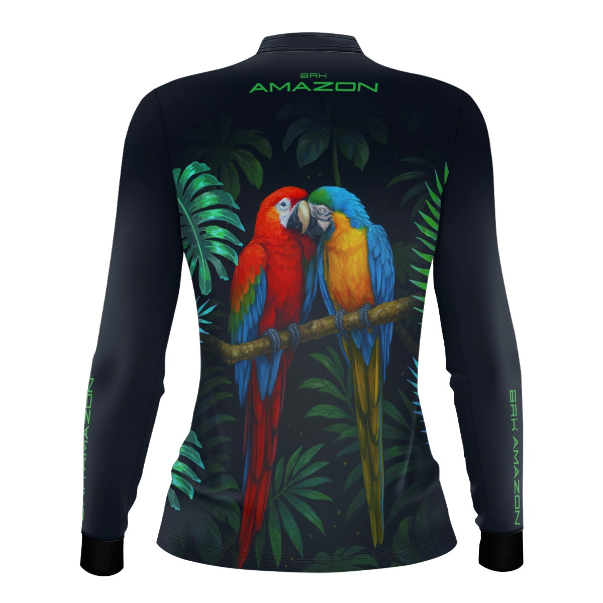 Camisa de Pesca Feminina Brk Amazon Casal de Araras com Proteção UV50 Brk Fishing