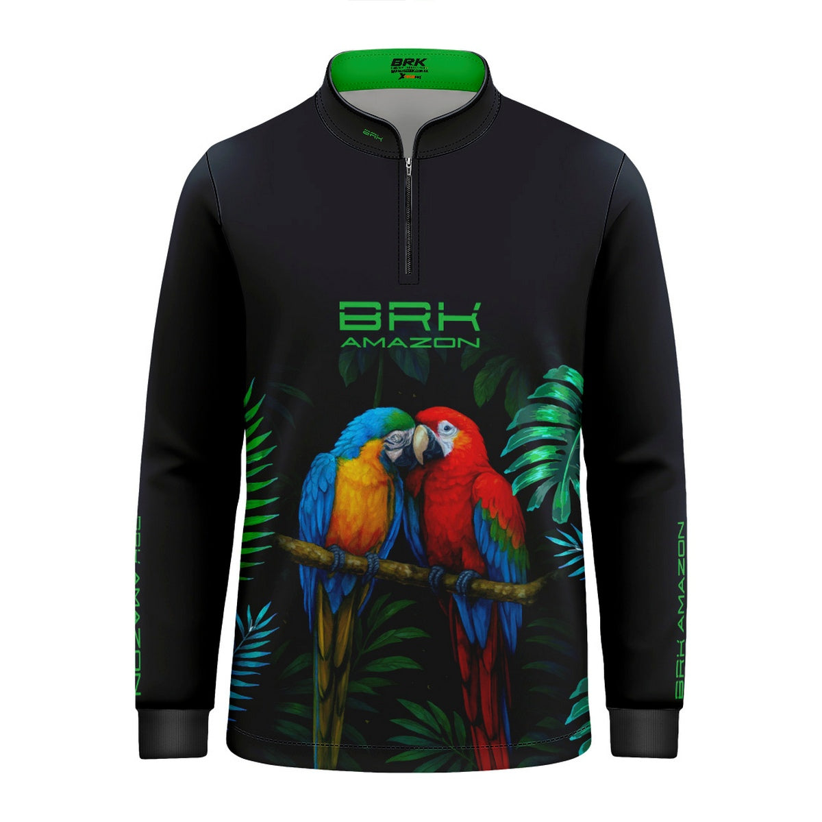 Camisa de Pesca Infantil Brk Amazon Casal de Araras com Proteção UV50 - Brk Fishing