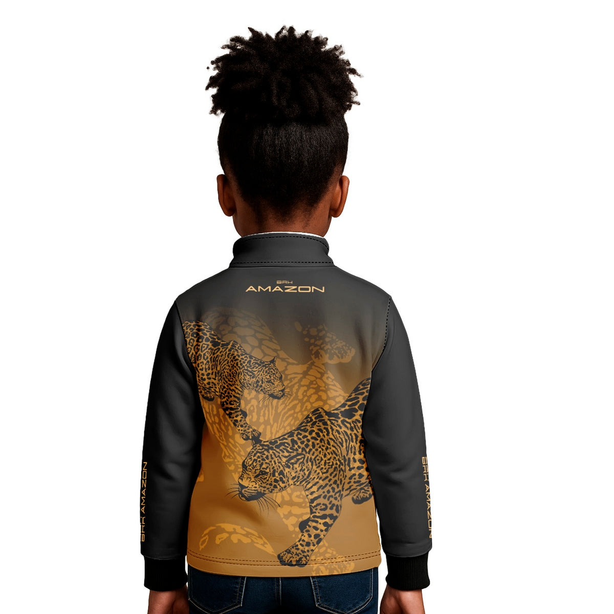 Camisa de Pesca Infantil Brk Amazon Onça com Proteção UV50 - Brk Fishing