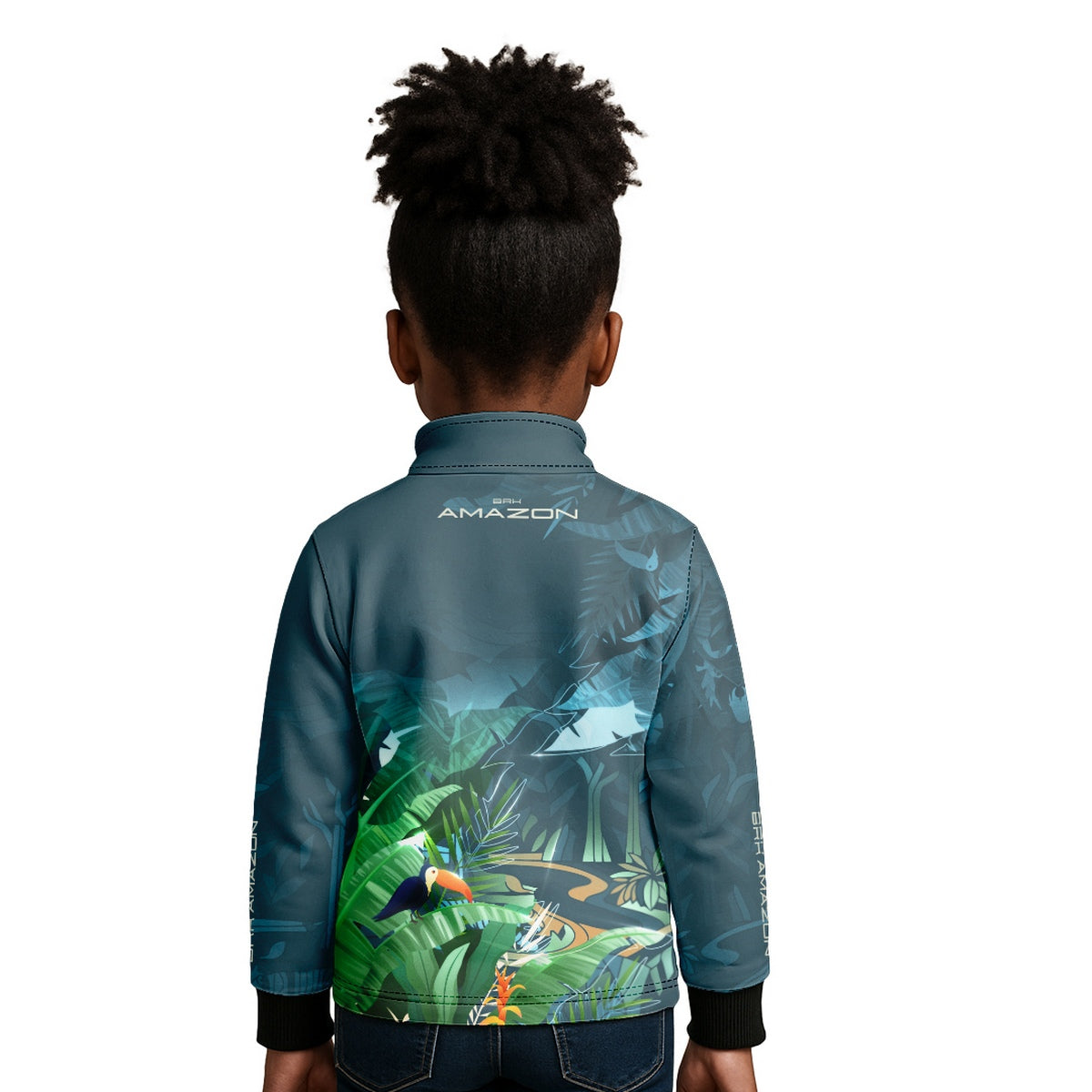 Camisa de Pesca Infantil Brk Amazon Fauna e Flora com Proteção UV50 - Brk Fishing