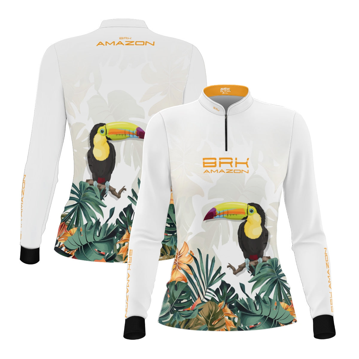 Camisa de Pesca Feminina Brk Amazon Tucano com Proteção UV50 Brk Fishing
